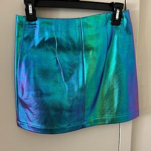 Metallic skirt